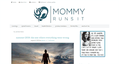 Desktop Screenshot of mommyrunsit.com