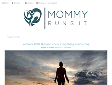 Tablet Screenshot of mommyrunsit.com